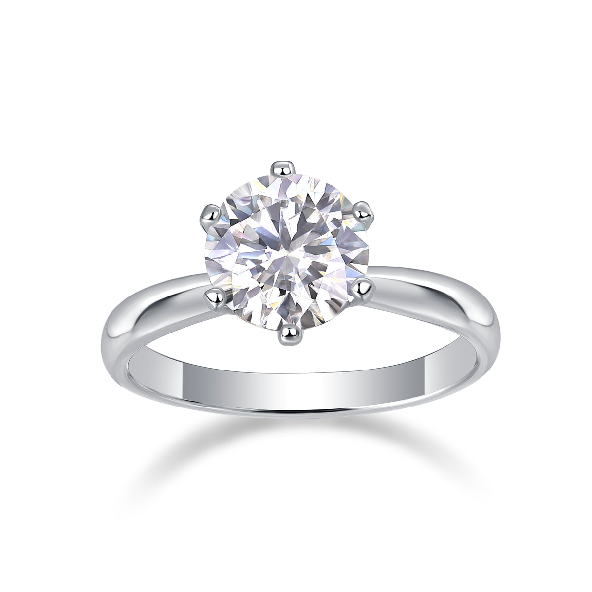 Moissanite Diamond Wedding Ring.