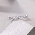 Sparkling - A Wedding Ring Moissanite Diamond.