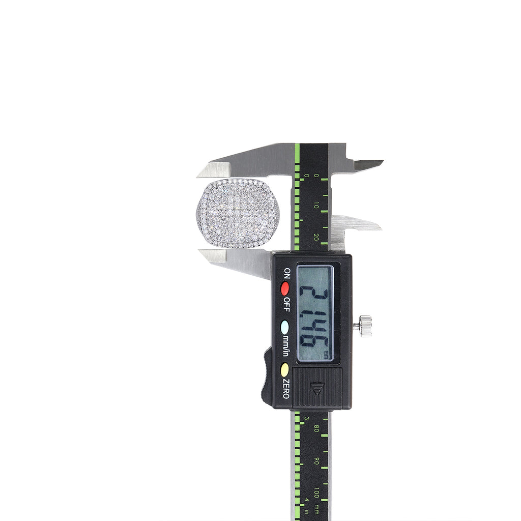 Royal Square Diamond Men's Top-quality Moissanite Ring.