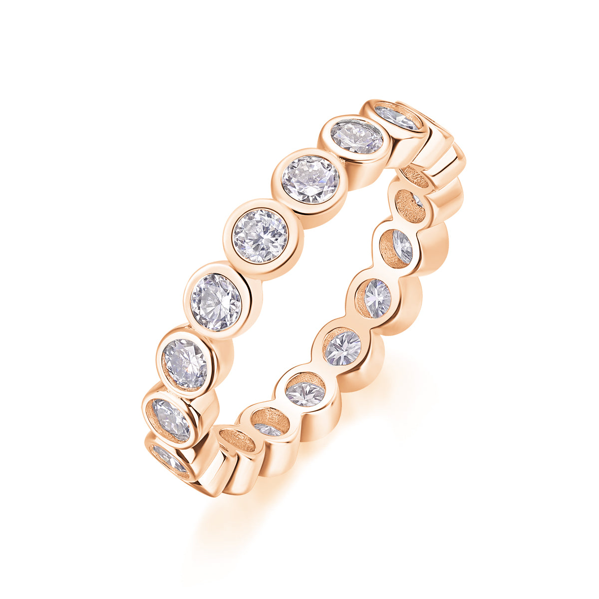 Wedding Ring Set With Top-quality Moissanite Diamond.