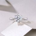 Moissanite Diamond Wedding Ring.